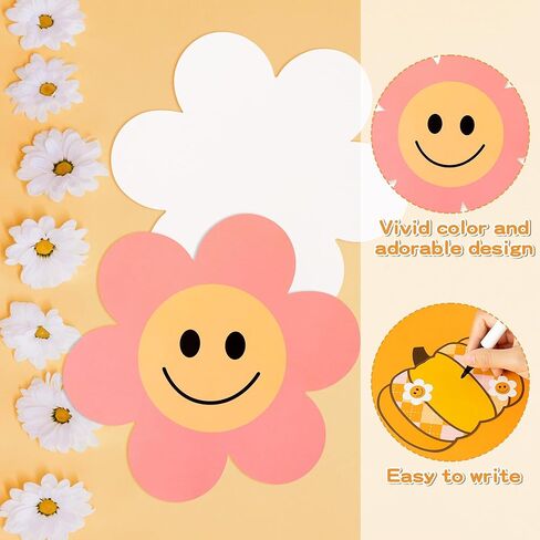 Xqumoi 96Pcs Retro Fall is Groovy Decorations Hippie Boho Autumn Pumpkin Maple Leaves Daisy Boarder Trim for Thanksgiving School Classroom Home Office Chalkboard Wall Decor in Kuwait