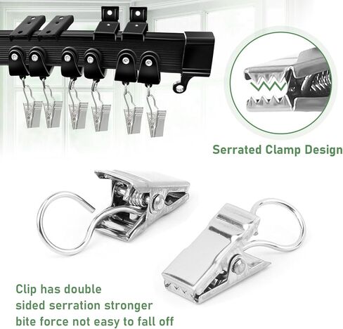 TOKPLNU Ceiling Curtain Track Accessories, Flexible Bendable White Curtain Rail 10Ft Ceiling Wall Mount Curved Curtain Track Hardware Set, Curtain Track Glider Track Roller Hooks Clips in Saudi Arabia