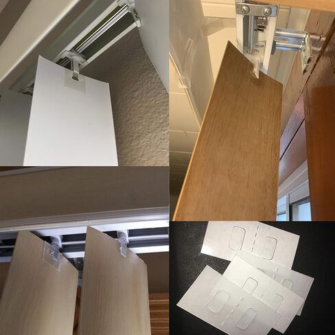 شرائح إصلاح بديلة للستائر الرأسية من Birllaid 28 مجموعة (56 علامة تبويب تثبيت عمياء إجمالية)، مجموعة إصلاح الستائر الرأسية المقطوعة مسبقًا in Kuwait