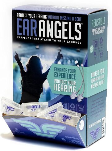 High Fidelity Ear Plugs for Women (1 Pair) Clear in Saudi Arabia
