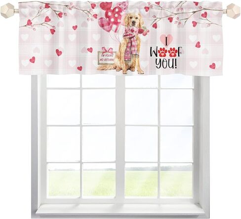 HawSkgFub Spring Summer Honey Bee Gnome Daisy Flower Kitchen Curtain Valance 54 x 18, Buffalo Plaid Short Topper Curtains Window Rod Pocket, Home Farmhouse Honeycomb Living Room Bedroom Bathroom Decor in Kuwait