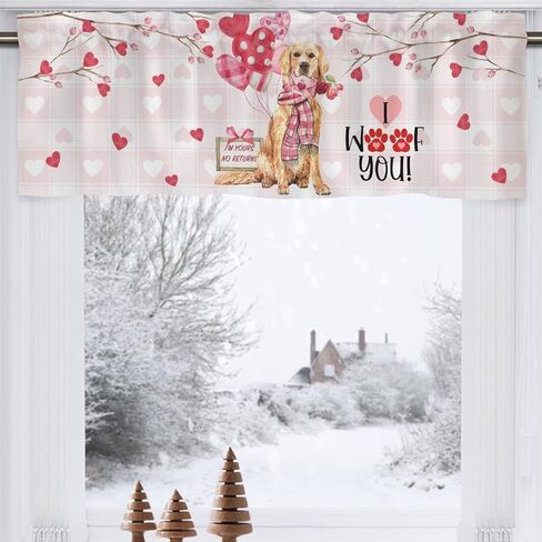 HawSkgFub Spring Summer Honey Bee Gnome Daisy Flower Kitchen Curtain Valance 54 x 18, Buffalo Plaid Short Topper Curtains Window Rod Pocket, Home Farmhouse Honeycomb Living Room Bedroom Bathroom Decor in Kuwait