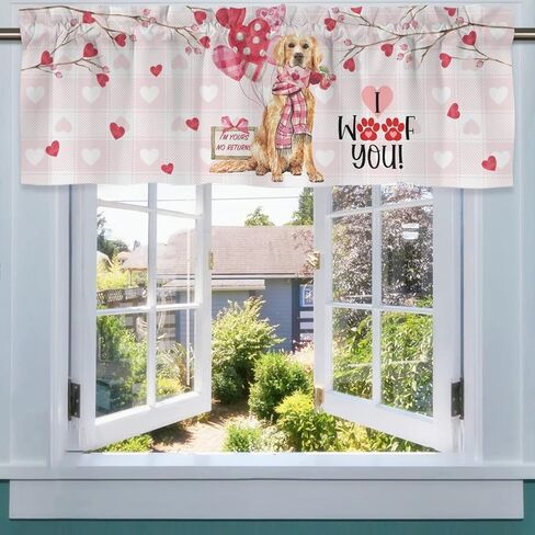 HawSkgFub Spring Summer Honey Bee Gnome Daisy Flower Kitchen Curtain Valance 54 x 18, Buffalo Plaid Short Topper Curtains Window Rod Pocket, Home Farmhouse Honeycomb Living Room Bedroom Bathroom Decor in Kuwait