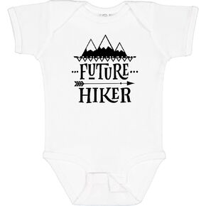 inktastic Future Hiker Kids Hiking Baby Bodysuit