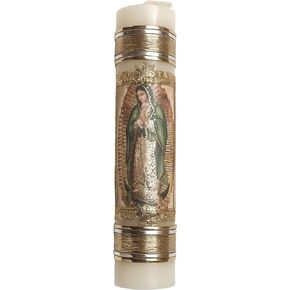 Virgen de Guadalupe Candle Our Lady of Guadalupe Handmade Prayer Candle Vela Guadalupana
