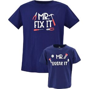 Unique Baby Daddy and Me Father Son or Daughter Matching Father's Day Shirts in Kuwait