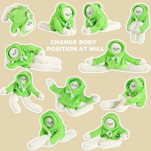 MGFAION 16 Inch Banana Doll Plush Stuffed Man Toy with Magnet, Funny Changeable Pillow Stress Release Hugs Toys Christmas Birthday Gifts in Kuwait