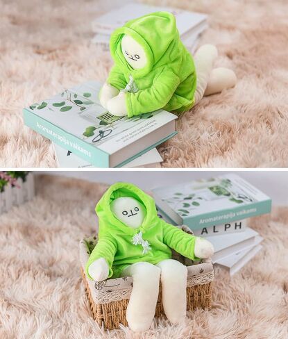 MGFAION 16 Inch Banana Doll Plush Stuffed Man Toy with Magnet, Funny Changeable Pillow Stress Release Hugs Toys Christmas Birthday Gifts in Kuwait