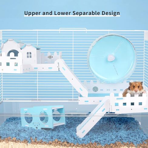 BUCATSTATE Hamster Cages and Habitats Small Animal Cage with Accessories Rat, Mouse Basic Cage for Syrian Hamster Gerbils in Kuwait