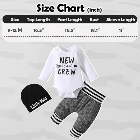 NARPLO Newborn Baby Boy Clothes Infant Newborn Boy Clothes Letter Print Set-26 in Kuwait