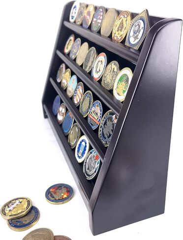 4 صفوف من التحدي العسكري، حامل عرض العملات المعدنية قابل للتجميع يحمل 32-38 عملة معدنية in Kuwait