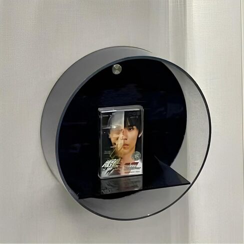 حامل عرض من الاكريليك من روياليتا لشخصيات فانكو بوب - قطر 8.7 انش، رافعات مقاومة للغبار تثبت على الحائط للالعاب والنباتات ومستحضرات التجميل والتذكارات، اسود in Kuwait