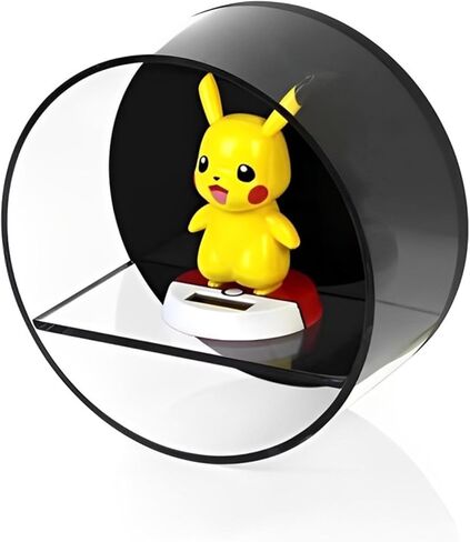 حامل عرض من الاكريليك من روياليتا لشخصيات فانكو بوب - قطر 8.7 انش، رافعات مقاومة للغبار تثبت على الحائط للالعاب والنباتات ومستحضرات التجميل والتذكارات، اسود in Kuwait