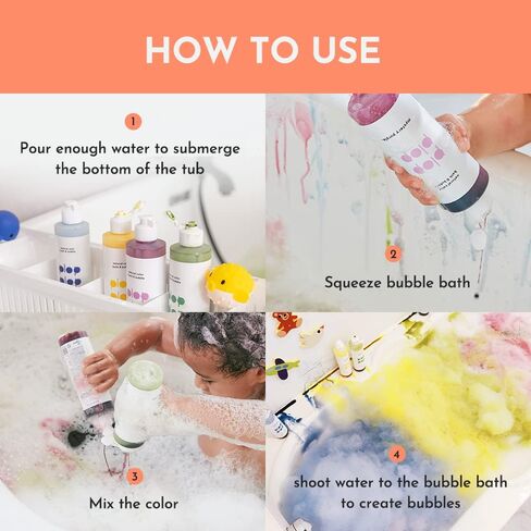 Nahthing Project Plop Plop Natural Color Bath & Bubble 230g (8.1oz), Sunny Yellow - Organic Bubble Bath Kids Sensitive Skin, Kids Bubble Bath Sensitive Skin, Natural Bubble Bath for Women & Kids in Saudi Arabia