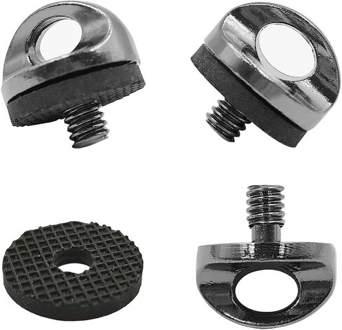 lyfLux 4 PCS 1/4" Camera Neck Strap Screw Holder, 4PCS Camera Strap Triangle Split Ring, 2PCS Camera Tether Safety Strap for DSLR Camera and Mirrorless Professional Cameras in Saudi Arabia