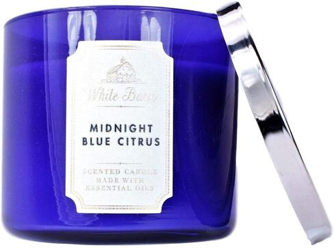 Bath & Body Works White Barn 3-Wick Candle in MIDNIGHT BLUE CITRUS in Saudi Arabia