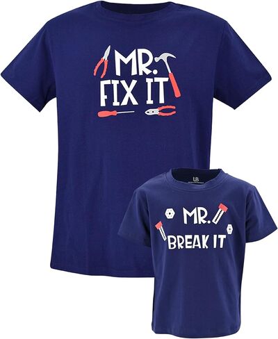 Unique Baby Daddy and Me Father Son or Daughter Matching Father's Day Shirts in Kuwait