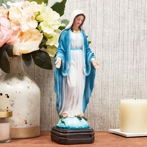 Juvale Religious Statue, Our Lady of Miracles Figurine, Christian Decor (12 Inches) in Saudi Arabia