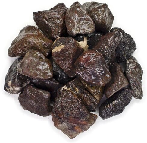 مواد الأحجار الكريمة المنومة: 3 رطل من أحجار المغناطيس (الماجنيتيت) من كولورادو، الولايات المتحدة الأمريكية - بلورات طبيعية خام خشنة للكابينة، والتدحرج، والجواهري، وتغليف الأسلاك، وشفاء كريستال الويكا والريكي in Kuwait