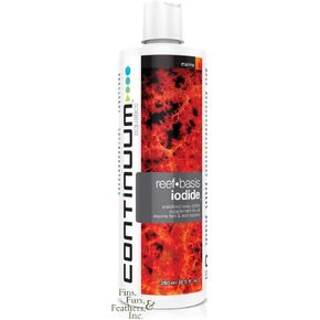 Continuum Aquatics Reef Basis Iodide – Ionic Iodide Liquid Supplement for Marine Fish and Reef Saltwater Aquariums, 250-ml