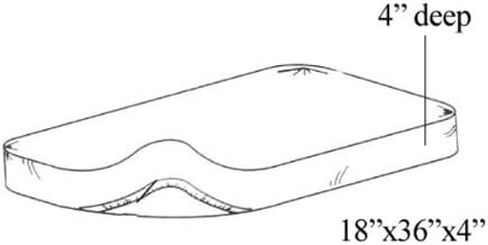 مفرش سرير طويل قطني 100% من تي إل كير سوبريم مقاس 45.72 سم × 91.44 سم، أزرق، ناعم ومسامي، للبنين والبنات in Kuwait