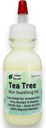 جل مهدئ للبشرة بشجرة الشاي من أوربان ريليف! راحة سريعة للبشرة المتهيجة والحكة والطفح الجلدي. لطيف، يجف بسرعة، علاج طبيعي 100% in Kuwait