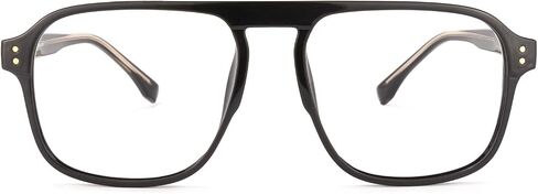Zeelool Retro TR90 نظارات طيار كبيرة الحجم تحجب الضوء الأزرق لعبة فيديو للكمبيوتر للنساء والرجال الصفصاف TT217878-02 أسود in Saudi Arabia