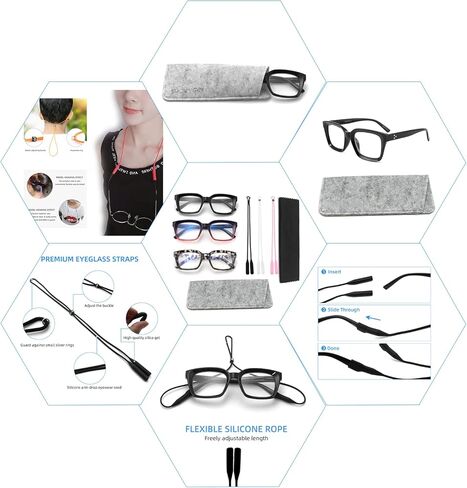 Houocon Oversized Reading Glasses for Women Men, Retro Square Blue Light Blocking Computer Readers Large Oprah Frame, 2.0x in Kuwait