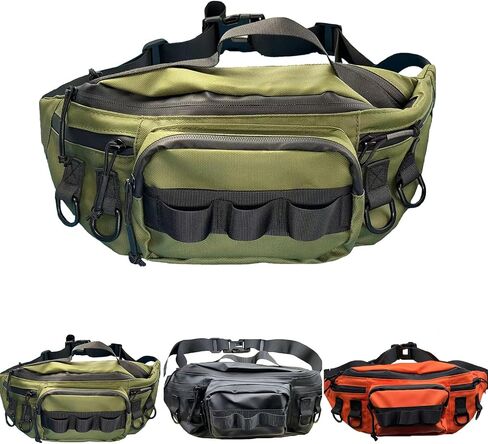 Fishing Fanny Pack for Men -Fishing Fanny Pack-Lightweight and Durable Fishing Sling Pack… in Kuwait