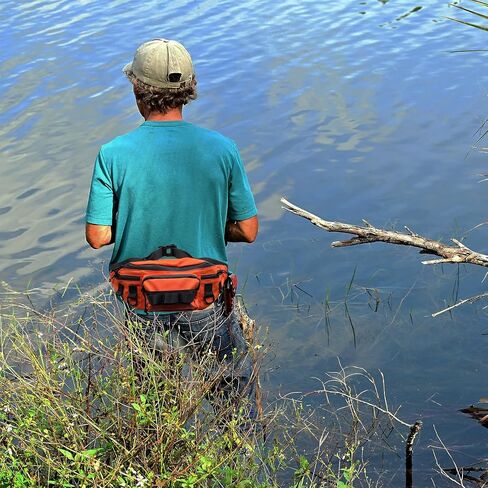 Fishing Fanny Pack for Men -Fishing Fanny Pack-Lightweight and Durable Fishing Sling Pack… in Kuwait