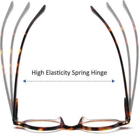 KoKoBin 4-Pack Mini Small Round Reading Glasses Comfortable Readers for Women and Men (Multicoloured, 1.75, multiplier_x) in Kuwait