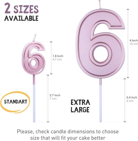 GET FRESH Number 0 Birthday Candle – Rose Gold Number Zero Candle on Stick – Elegant Pink Number Candles for Birthday Wedding Anniversary – Perfect Zero Birthday Cake Candle – Pink 0 Candle in Saudi Arabia