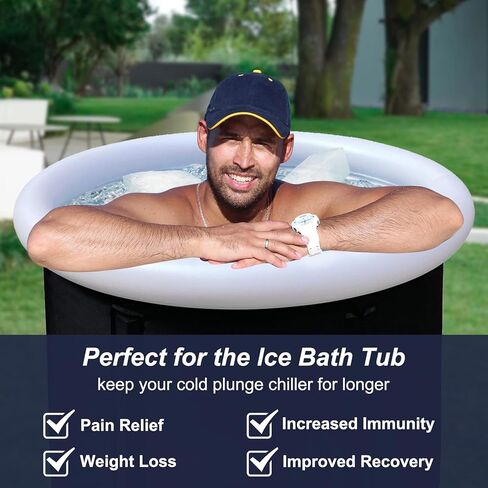 قالب مكعبات ثلج كبير جدًا من PUSEALON، عبوتين من مكعبات الثلج سعة 2.2 رطل، مكعبات ثلج لحوض الغطس البارد أو المبردات، صينية مكعبات ثلج كبيرة من السيليكون قابلة لإعادة الاستخدام لمبرد حمام الثلج، قوالب مكعبات ثلج كبيرة in Kuwait