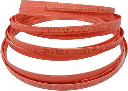 120 × 5/8 × 3TPI - عبوتان أو 4 عبوات - شفرات منشار شريطي لتقطيع اللحوم من Cozzini - تناسب Do-All MS15 (4 عبوات) in Saudi Arabia