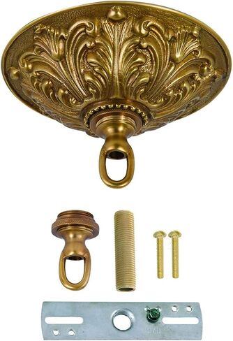 طقم مظلة من النحاس المصبوب ثقيل، طراز عتيق من B&P Lamp®، قطر 5 1/2 بوصة in Kuwait