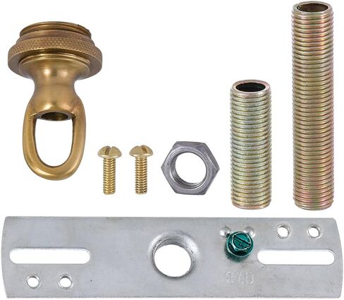 طقم مظلة من النحاس المصبوب ثقيل، طراز عتيق من B&P Lamp®، قطر 5 1/2 بوصة in Kuwait