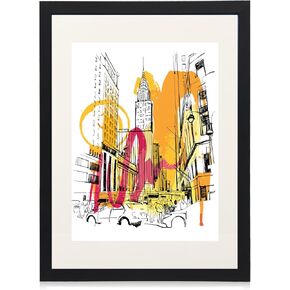 Fixwal 16x20 Poster Frame Composite Wood with Polished Plexiglass Picture Frame in Black, Photo Frame for Wall Display in Saudi Arabia