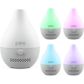 بيور انريتشمنت موزع روائح عطرية بمنفذ USB من بيورسبا - موزع زيوت عطرية بدون ماء مع 3 وسادات روائح قابلة لاعادة الاستخدام وكيبل طاقة USB وضوء مزاج متغير اللون - مثالي للسفر والمساحات الصغيرة in Kuwait