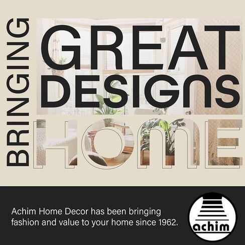 Soft Valance Window Curtains - 58 Inch Width, 14 Inch Length - Tattersall (Grey) - Light Filtering Polyester Drapes for Bedroom Living & Dining Room by Achim Home Decor in Saudi Arabia