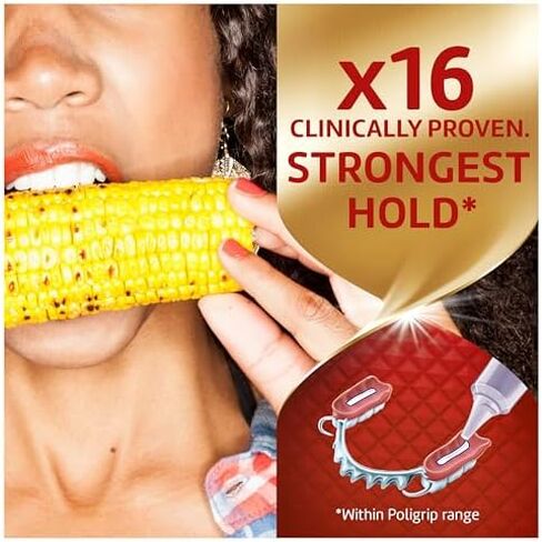 كريم لاصق باور ماكس باور هولد بلس سيل لطقم الاسنان من بوليجريب، كريم اسنان لتثبيت امن واغلاق الطعام، خال من النكهات - 2.25 اونصة in Kuwait