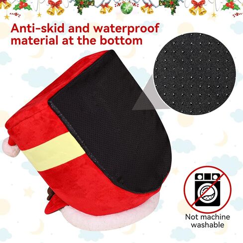 سرير للقطط في عيد الميلاد على شكل كهف، منزل للقطط، كوخ الإسكيمو لعيد الميلاد، كوخ للقطط، سرير كهف لطيف للحيوانات الأليفة للكلاب الصغيرة أو الأرنب (دائري - صغير) in Kuwait