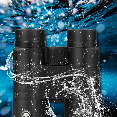 مناظير Uthlusty 12X42 HD للبالغين مع حزام تسخير، مناظير احترافية خفيفة الوزن BAK4 منشورية مع رؤية كبيرة لمشاهدة الطيور والصيد والسفر والمشي لمسافات طويلة والرياضة والحفلات الموسيقية in Kuwait