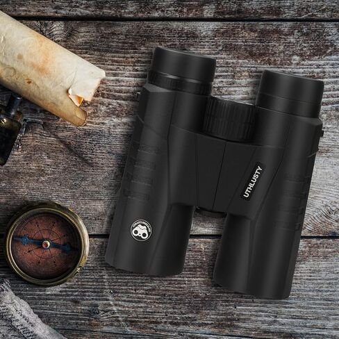 مناظير Uthlusty 12X42 HD للبالغين مع حزام تسخير، مناظير احترافية خفيفة الوزن BAK4 منشورية مع رؤية كبيرة لمشاهدة الطيور والصيد والسفر والمشي لمسافات طويلة والرياضة والحفلات الموسيقية in Kuwait