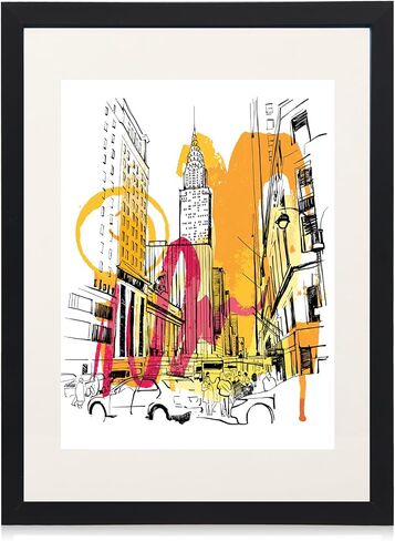 Fixwal 16x20 Poster Frame Composite Wood with Polished Plexiglass Picture Frame in Black, Photo Frame for Wall Display in Saudi Arabia