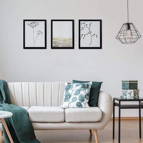 MENNTHUI 17x23 Black Picture Frame, Wall Mounting Horizontally or Vertically, Decoration for Photos, Paintings, Posters, Artwork in Kuwait