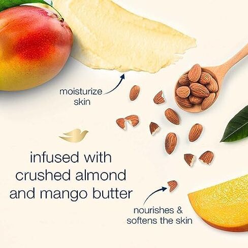 Dove Scrub For Silky Smooth Skin Brown Sugar & Coconut Butter Body Scrub Exfoliates & Restores Skin's Natural Nutrients, 10.5 oz, 4 Count in Saudi Arabia