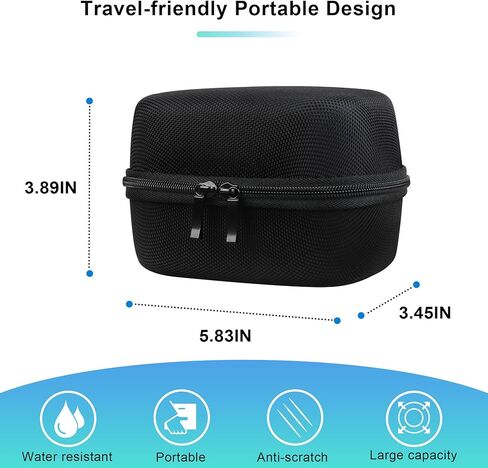 BOVKE Travel Carrying Case Compatible with Sony Alpha ZV-E10 - APS-C Mirrorless Digital Vlog Camera with 16-50mm Interchangeable Lens, Black in Kuwait