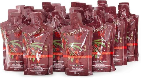 NingXia Red Singles 2 oz - New Formula - 60 Pack by Young Living Essential Oils in Saudi Arabia