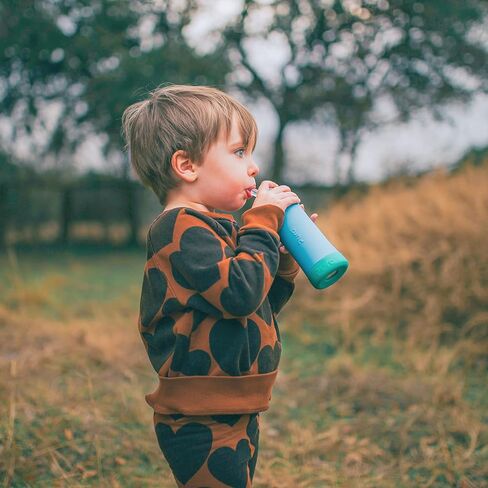 Pura Kiki Silicone Bottle Bumper - Plastic-Free, Medical-Grade, Dishwasher Safe, Protective, Leakproof Cover & Anti-Slip Bottom Cover - Compatible w/Pura Stainless Bottles 5oz 9oz & 11oz (Moss & Mint) in Kuwait