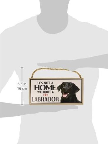 Imagine This Wood Sign for Black Lab Dog Breeds in Saudi Arabia